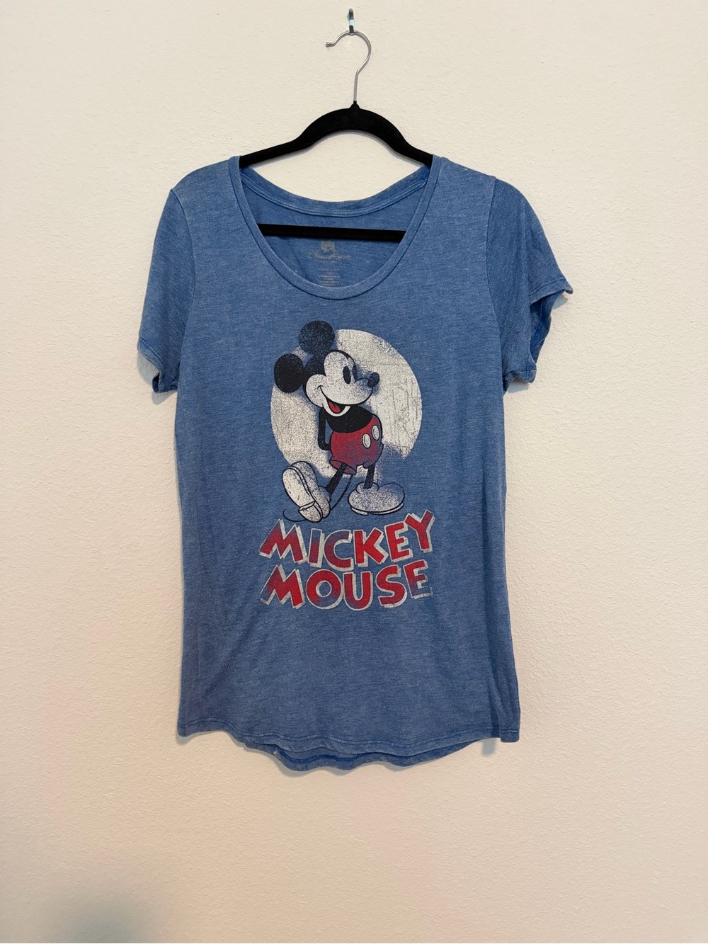 Disney Mickey Mouse Blue Graphic Tee medium